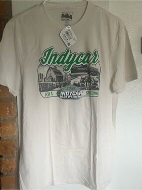 2025 Sukup race Indycar Weekend Cream size M Graphic Tee Men's L183
